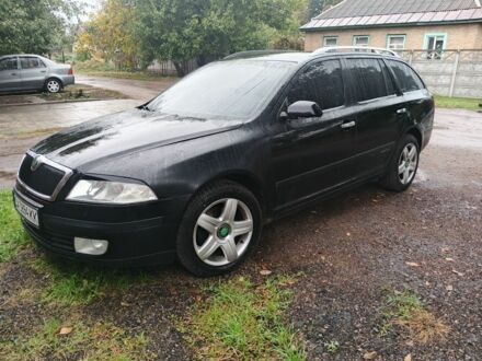 Черный Шкода Октавия, объемом двигателя 2 л и пробегом 347 тыс. км за 5500 $, фото 1 на Automoto.ua