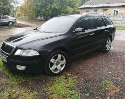Черный Шкода Октавия, объемом двигателя 2 л и пробегом 347 тыс. км за 5500 $, фото 1 на Automoto.ua