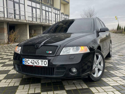 Черный Шкода Октавия, объемом двигателя 2 л и пробегом 289 тыс. км за 7950 $, фото 1 на Automoto.ua