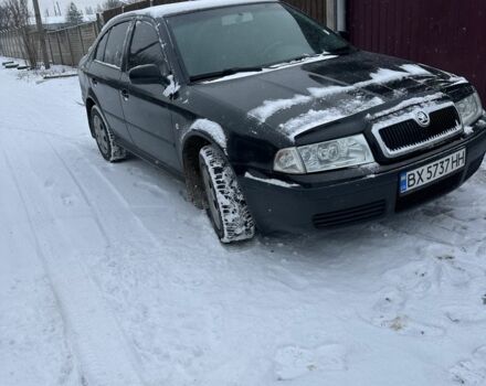 Черный Шкода Октавия, объемом двигателя 1.6 л и пробегом 244 тыс. км за 5250 $, фото 1 на Automoto.ua