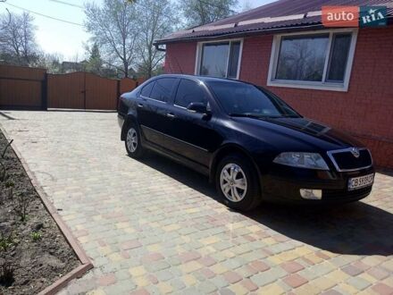 Черный Шкода Октавия, объемом двигателя 1.6 л и пробегом 298 тыс. км за 6300 $, фото 1 на Automoto.ua