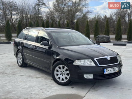 Черный Шкода Октавия, объемом двигателя 1.9 л и пробегом 209 тыс. км за 6199 $, фото 1 на Automoto.ua