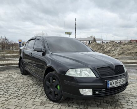 Черный Шкода Октавия, объемом двигателя 2 л и пробегом 284 тыс. км за 6000 $, фото 1 на Automoto.ua