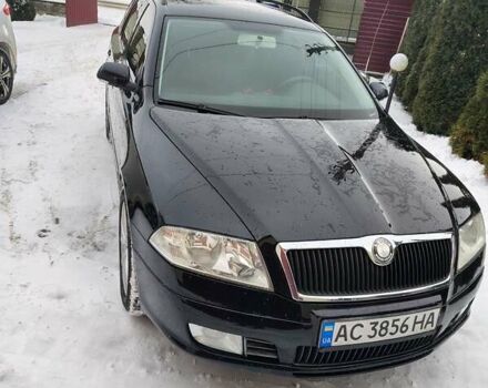 Черный Шкода Октавия, объемом двигателя 2 л и пробегом 359 тыс. км за 6050 $, фото 1 на Automoto.ua