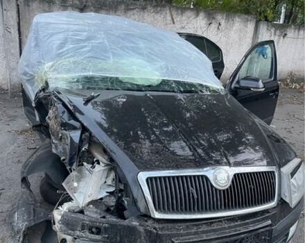 Черный Шкода Октавия, объемом двигателя 2 л и пробегом 180 тыс. км за 2200 $, фото 1 на Automoto.ua