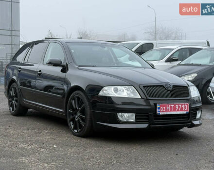 Черный Шкода Октавия, объемом двигателя 2 л и пробегом 196 тыс. км за 7850 $, фото 1 на Automoto.ua