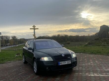 Черный Шкода Октавия, объемом двигателя 2 л и пробегом 244 тыс. км за 4500 $, фото 1 на Automoto.ua