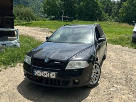 Черный Шкода Октавия, объемом двигателя 2 л и пробегом 301 тыс. км за 5800 $, фото 1 на Automoto.ua