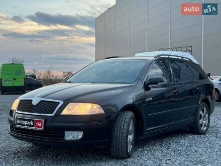 Черный Шкода Октавия, объемом двигателя 2 л и пробегом 307 тыс. км за 6990 $, фото 1 на Automoto.ua