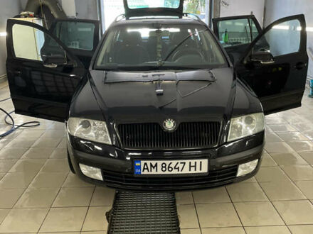 Шкода Октавия 2008 в Житомире на Automoto.ua Черный Шкода Октавия, объемом двигателя 1.8 л и пробегом 198 тыс. км за 6200 $, фото 1 на Automoto.ua