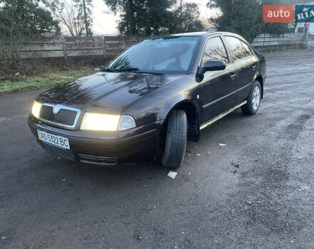 Черный Шкода Октавия, объемом двигателя 1.9 л и пробегом 213 тыс. км за 5000 $, фото 1 на Automoto.ua