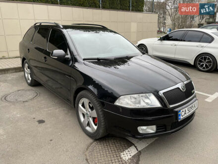 Черный Шкода Октавия, объемом двигателя 2 л и пробегом 291 тыс. км за 7400 $, фото 1 на Automoto.ua