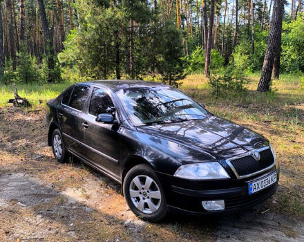 Черный Шкода Октавия, объемом двигателя 2 л и пробегом 195 тыс. км за 6250 $, фото 1 на Automoto.ua