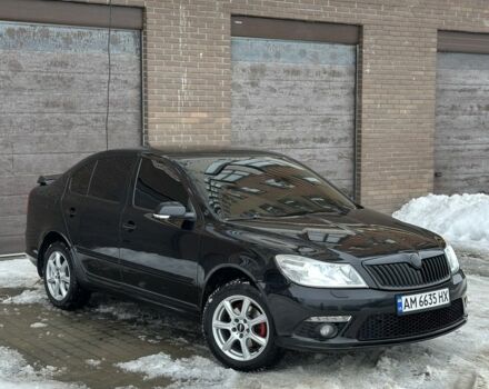Черный Шкода Октавия, объемом двигателя 2 л и пробегом 258 тыс. км за 6599 $, фото 1 на Automoto.ua