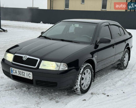 Черный Шкода Октавия, объемом двигателя 1.6 л и пробегом 181 тыс. км за 6350 $, фото 1 на Automoto.ua