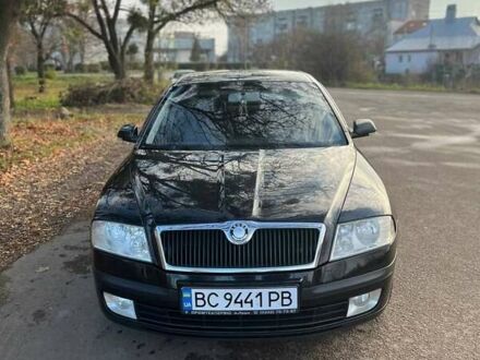 Черный Шкода Октавия, объемом двигателя 1.6 л и пробегом 210 тыс. км за 5900 $, фото 1 на Automoto.ua