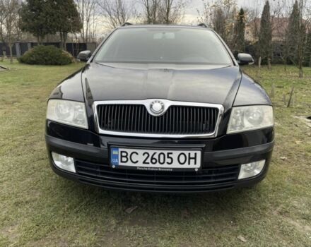 Черный Шкода Октавия, объемом двигателя 1.8 л и пробегом 215 тыс. км за 6500 $, фото 1 на Automoto.ua