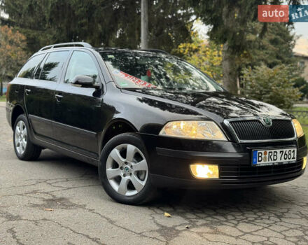 Черный Шкода Октавия, объемом двигателя 1.6 л и пробегом 187 тыс. км за 6600 $, фото 1 на Automoto.ua
