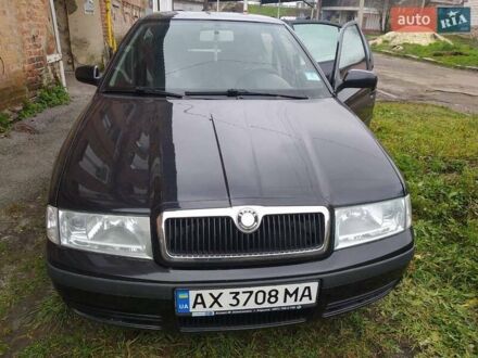 Черный Шкода Октавия, объемом двигателя 1.6 л и пробегом 196 тыс. км за 6200 $, фото 1 на Automoto.ua