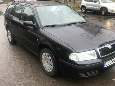 Чорний Шкода Октавія, об'ємом двигуна 1.6 л та пробігом 218 тис. км за 5350 $, фото 1 на Automoto.ua