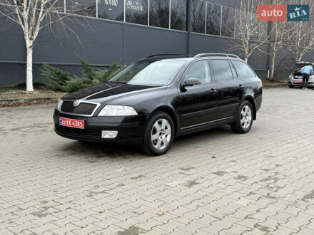Черный Шкода Октавия, объемом двигателя 1.6 л и пробегом 197 тыс. км за 7500 $, фото 1 на Automoto.ua