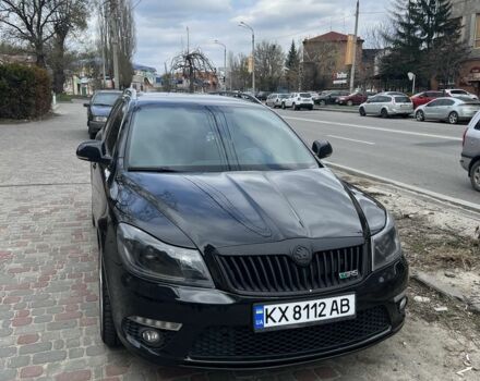 Черный Шкода Октавия, объемом двигателя 2 л и пробегом 285 тыс. км за 9300 $, фото 1 на Automoto.ua