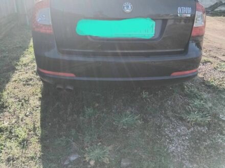 Черный Шкода Октавия, объемом двигателя 2 л и пробегом 190 тыс. км за 6000 $, фото 1 на Automoto.ua