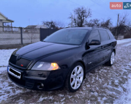 Черный Шкода Октавия, объемом двигателя 2 л и пробегом 287 тыс. км за 6500 $, фото 1 на Automoto.ua