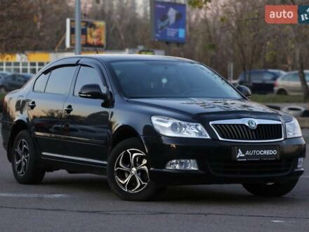 Черный Шкода Октавия, объемом двигателя 1.8 л и пробегом 201 тыс. км за 8300 $, фото 1 на Automoto.ua