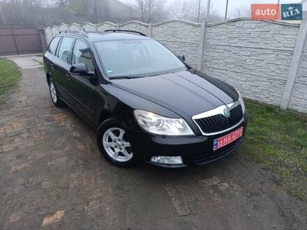 Черный Шкода Октавия, объемом двигателя 2 л и пробегом 249 тыс. км за 8600 $, фото 1 на Automoto.ua