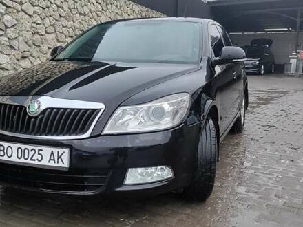 Черный Шкода Октавия, объемом двигателя 1.8 л и пробегом 198 тыс. км за 6500 $, фото 1 на Automoto.ua