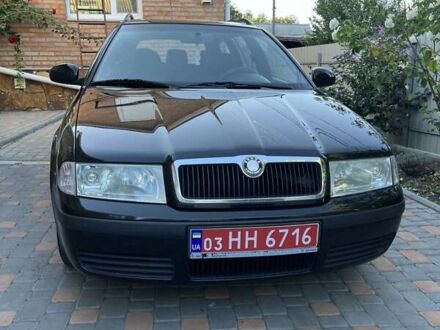 Черный Шкода Октавия, объемом двигателя 1.6 л и пробегом 198 тыс. км за 6700 $, фото 1 на Automoto.ua