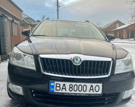 Черный Шкода Октавия, объемом двигателя 2 л и пробегом 307 тыс. км за 9500 $, фото 1 на Automoto.ua