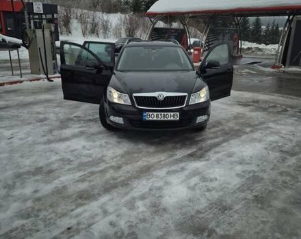 Черный Шкода Октавия, объемом двигателя 1.8 л и пробегом 222 тыс. км за 8700 $, фото 1 на Automoto.ua