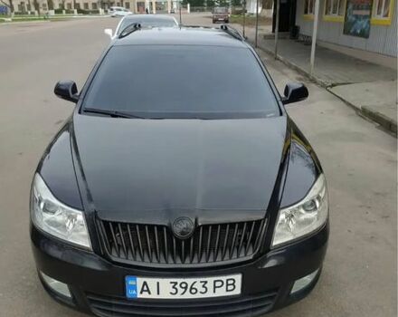 Черный Шкода Октавия, объемом двигателя 2 л и пробегом 320 тыс. км за 7285 $, фото 1 на Automoto.ua