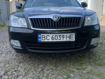 Черный Шкода Октавия, объемом двигателя 2 л и пробегом 277 тыс. км за 8200 $, фото 1 на Automoto.ua