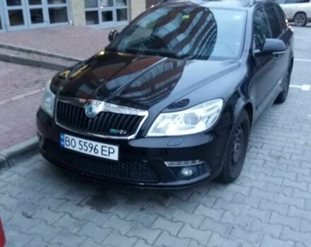 Черный Шкода Октавия, объемом двигателя 2 л и пробегом 266 тыс. км за 11500 $, фото 1 на Automoto.ua