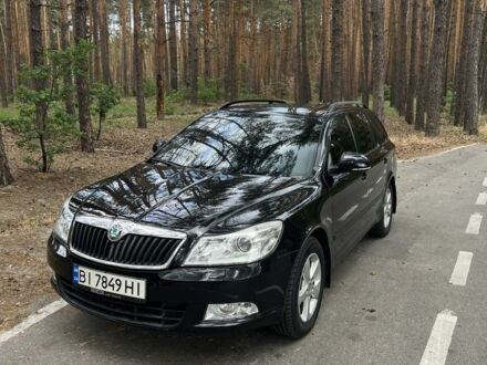 Черный Шкода Октавия, объемом двигателя 2 л и пробегом 281 тыс. км за 9200 $, фото 1 на Automoto.ua