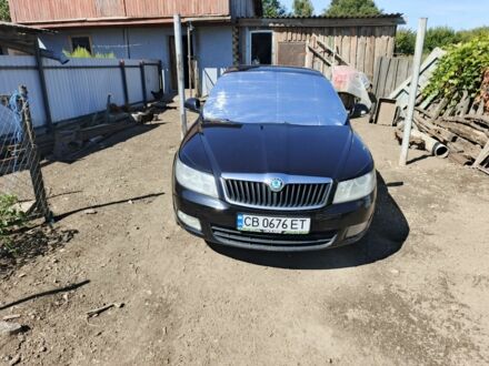 Черный Шкода Октавия, объемом двигателя 1.8 л и пробегом 223 тыс. км за 7000 $, фото 1 на Automoto.ua