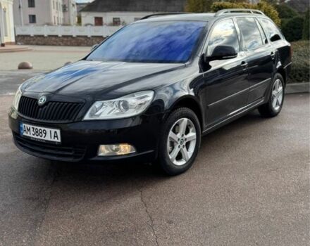 Черный Шкода Октавия, объемом двигателя 2 л и пробегом 222 тыс. км за 10500 $, фото 1 на Automoto.ua