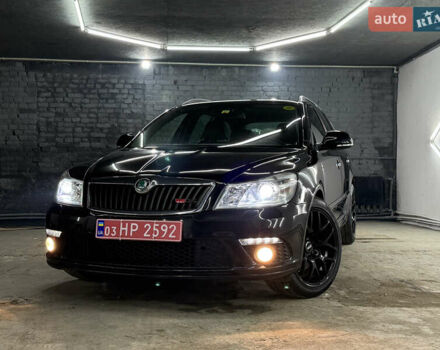 Черный Шкода Октавия, объемом двигателя 2 л и пробегом 193 тыс. км за 11000 $, фото 1 на Automoto.ua