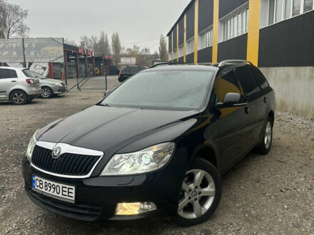 Черный Шкода Октавия, объемом двигателя 1.6 л и пробегом 227 тыс. км за 8700 $, фото 1 на Automoto.ua