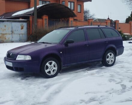 Фиолетовый Шкода Октавия, объемом двигателя 1.9 л и пробегом 240 тыс. км за 3500 $, фото 1 на Automoto.ua