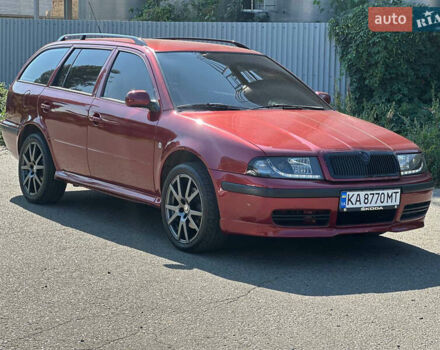 Красный Шкода Октавия, объемом двигателя 1.98 л и пробегом 211 тыс. км за 3800 $, фото 5 на Automoto.ua