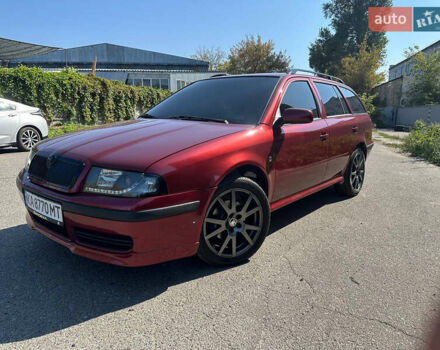 Красный Шкода Октавия, объемом двигателя 1.98 л и пробегом 211 тыс. км за 3800 $, фото 15 на Automoto.ua