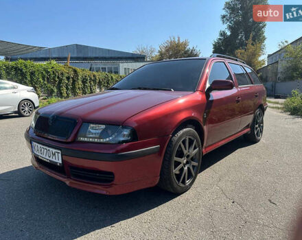 Красный Шкода Октавия, объемом двигателя 1.98 л и пробегом 211 тыс. км за 3800 $, фото 13 на Automoto.ua