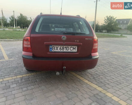 Красный Шкода Октавия, объемом двигателя 1.6 л и пробегом 202 тыс. км за 5650 $, фото 9 на Automoto.ua