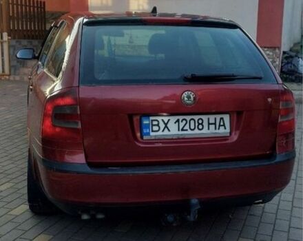 Красный Шкода Октавия, объемом двигателя 1.9 л и пробегом 370 тыс. км за 4200 $, фото 3 на Automoto.ua