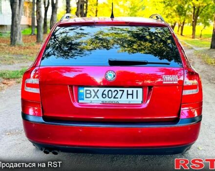 Красный Шкода Октавия, объемом двигателя 1.8 л и пробегом 173 тыс. км за 5750 $, фото 3 на Automoto.ua