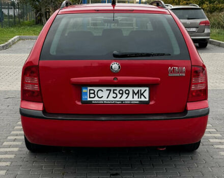 Красный Шкода Октавия, объемом двигателя 1.6 л и пробегом 229 тыс. км за 3599 $, фото 12 на Automoto.ua